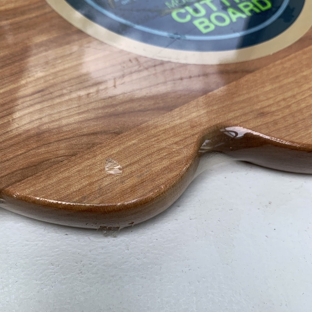 FELISHA FISH Hardwood Cutting Board by Foley Martens Made in U.S.A. 9X 15" - Picture 5 of 9